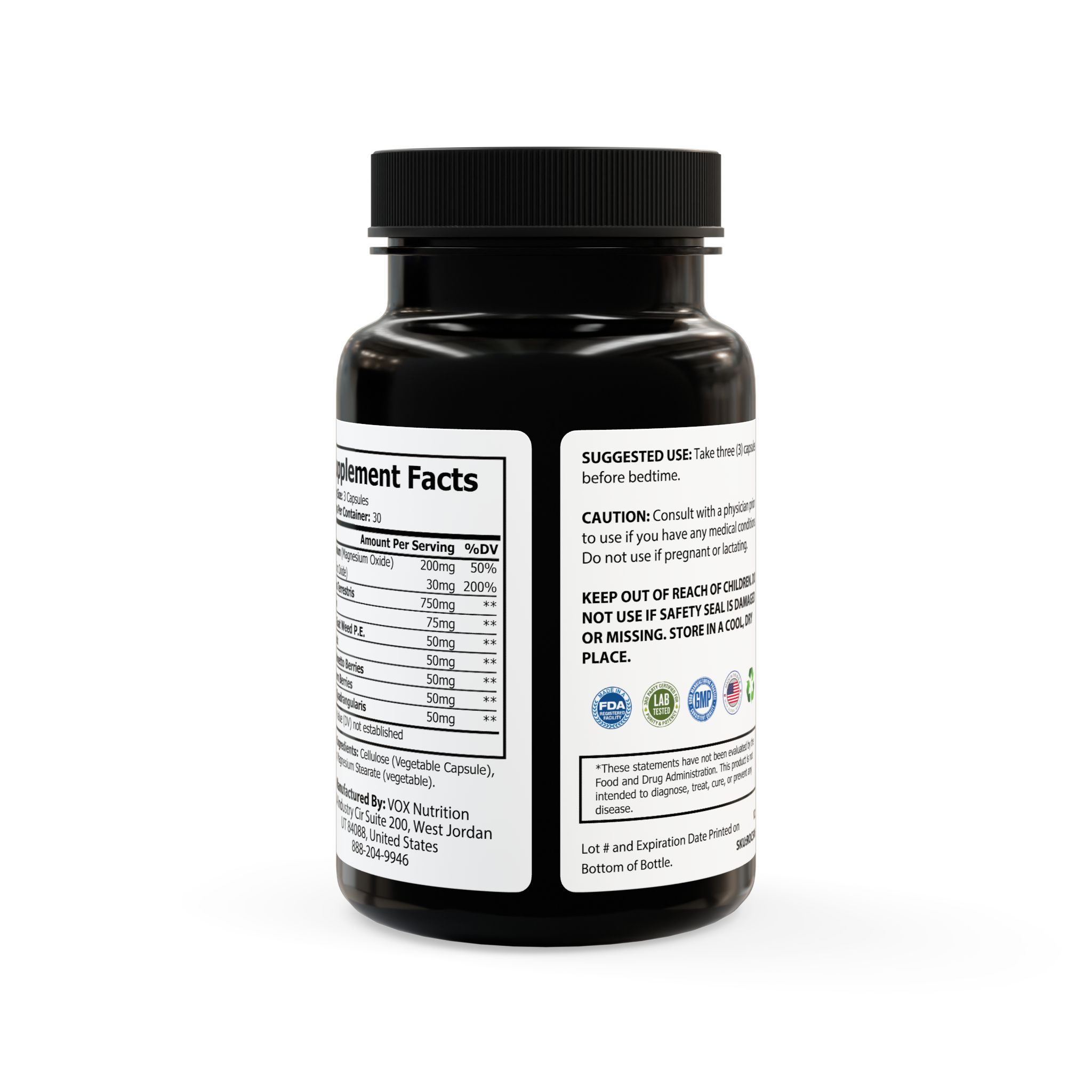 Magnesium Zinc Back Side